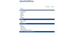 Desktop Screenshot of m.weatheronline.co.uk